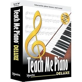 Voyetra Teach Me Piano Deluxe w/ Free Pocket Chord Dictionary and Picks!