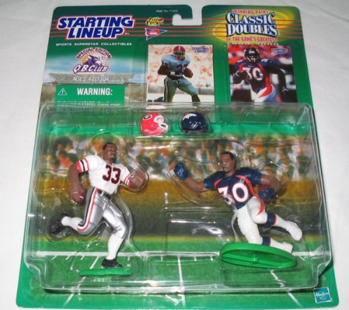 NFL Action Figure: 1999 Terrell Davis College-Pro Classic Double NFL Starting Lineup-NFL Action Figure-National Football League Action Figure-National Football League Figures-NFL Figures-National Football League-NFL