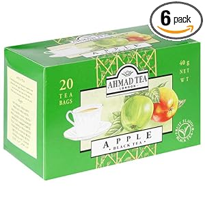 Ahmad Tea Apple Tea, 20-Count Tea Bags (Pack of 6) by Ahmad