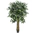 ONE Pre-Potted 7.5' Artificial Ficus Tree with Multiple Real Wood Trunks