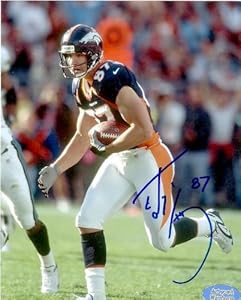 Autographed Ed McCaffrey Photo - 8x10 Image #2 - Autographed NFL Photos
