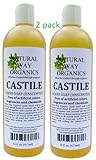 Castile Soap (Unscented) 16 Oz. (473ml) [Health and Beauty]- 2-pack