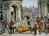 Wallmonkeys Peel and Stick Wall Decals - Detail of Saint John the Evangelist Reuscitating Druisana by Filippino Lippi - Removable Graphic
