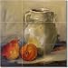 A Chosen Vessel by Bette Jaedicke - Fruit Still Life Ceramic Tile Mural 18