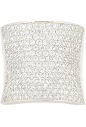 Sterling Silver CZ Pave Dome Ring