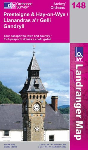 City Travel Guides Discounted  Livres : Carte de randonnée : Presteigne and Hay-on-Wye (en anglais)