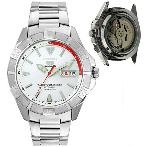 Seiko Men's 5 Sports Automatic Stainless Steel Watch #SNZD25
