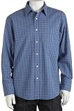 IZOD Mens Long Sleeve Point Collar Velvet Doeskin Poplin Woven Shirt