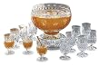Waterford Twelve Days of Christmas Punch Bowl with 12 Cups