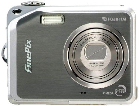Fujifilm Finepix V10 5.1MP Digital Camera with 3.4x Optical Zoom (Gun Metal Grey)