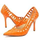 Wild Diva Aisha01 Pumps 7 Orange