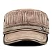 The Hat Depot 200h5149 Washed Cotton Cadet Cap (Brown)