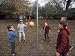 Children of Apollo 8 Astronaut William Anders Playing Tetherball During His Flight Pr...
