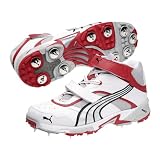 Puma Stealth Full Spike Mid Cut Cricket Shoes (UK 10)