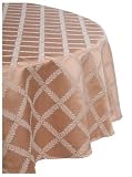 Lenox Laurel Leaf 90-Inch Round Tablecloth Gold