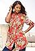 Roamans Women's Plus Size English Floral Bigshirt