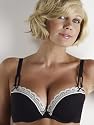 La Senza ULTRASOFT Black & Ivory DD+ Bra