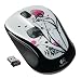 Logitech M325 optische Maus schnurlos Fingerprint Flowers