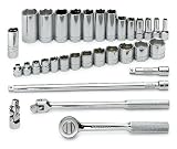 SK 4532 32 Piece 3/8-Inch Drive 6 Point Standard Socket Set