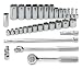 SK 4532 32 Piece 3/8-Inch Drive 6 Point Standard Socket Set