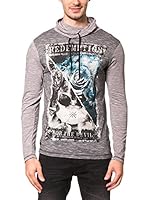 AMERICAN PEOPLE Camiseta Manga Larga Taurin (Gris)