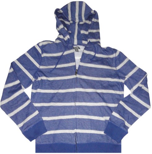 Kenneth Cole Men's Hooded Hoodie Striped Sweat Jacket