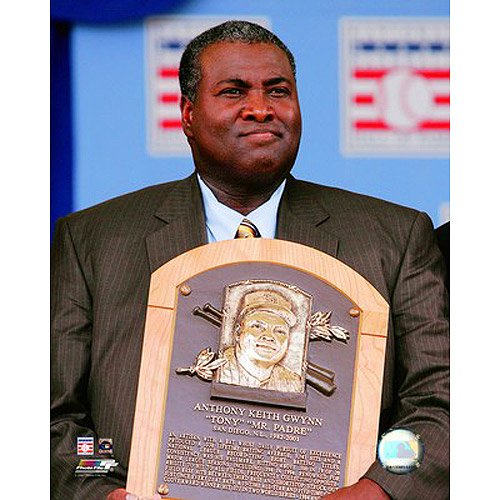 San Diego Padres Tony Gwynn - 2007 Hall Of Fame Induction Ceremony - 8X10 Photo Mounted In 11X14 Double Mat