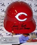 Johnny Bench Hand Signed Cincinnati Reds Full Size Authentic Batting Helmet - Autographed MLB Helmets and Hats