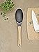 Epicurean Gourmet Series Utensils, Spoon, Natural/Black Nylon