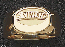 Buy Colorado Avalanche A Logo 5 8 Mens Ring Size 10 1 2 - 14KT Gold Jewelry now!