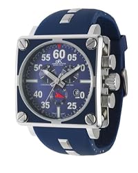 ADEE KAYE MENS EXTREME CUBE CHRONOGRAPH BLUE DIAL AK 4007