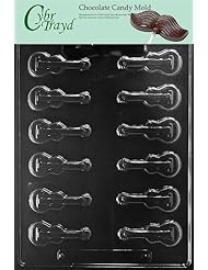 Cybrtrayd J107 Guitar Pieces Jobs Chocolate Candy Mold