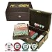 Customizable EDGE SPOT NEXGENT Poker Chips w/Mahogany Case