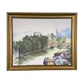 Paris Boats Classic Framed Art - 22x28"