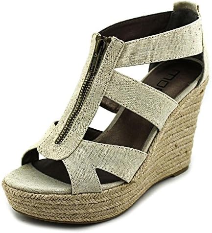 Moda Spana Kinsy Women US 7.5 Nude Wedge Sandal