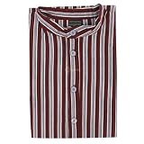 Mens Nightshirt - Grandad Collar Wine