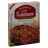 Kohinoor Heat & Eat Curries, Aloo Ki Sabzi, 10.5-Ounce Boxes (Pack of 10)