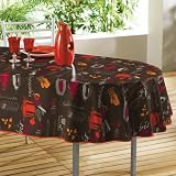 Nappe ovale Cooking Orange et Chocolat