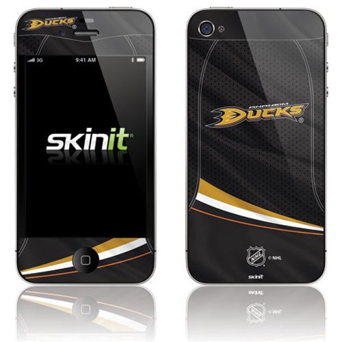 Skinit Anaheim Ducks Home Jersey Vinyl Skin for Apple iPhone 4 / 4S