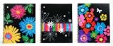 Carolina Pad In Full Bloom 1 Subject Notebook pack of 6 (22112)
