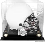 Ohio State Buckeyes Golden Classic Logo Helmet Display Case with Mirror Back