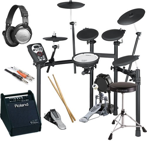 Click To Roland TD-11K V-Drums COMPLETE BUNDLE w/ Monitor Speaker & Hardware more Detail...