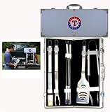 Texas Rangers 8pc. BBQ Set w/Case