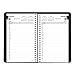 Brownline 2016 Daily Appointment Book, Spiral, Black, 8