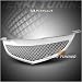 Genki Tuning - 2004-2008 (2005 2006 2007) Mazda 3, 4 Door ABS Front Hood Chrome Grill Grille 04 05 06 07 08 4D