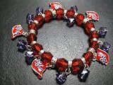 Red Hat Lady Society / Bracelet / Red Hat Charms & Beads