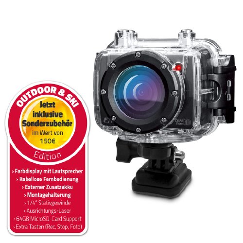 FANTEC BeastVision HD Outdoor Edition Full HD Action Cam (8 Megapixels, 10-fach digitaler Zoom, 5,1 cm (2 Zoll) Display)