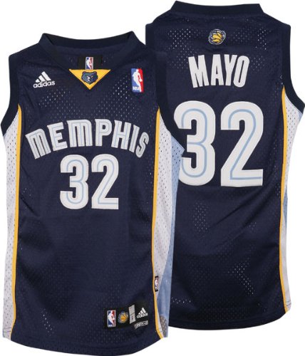 O.J. Mayo adidas NBA Navy Swingman Memphis Grizzlies Youth Jersey