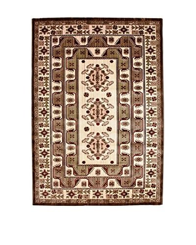 Tapis a Porter Tappeto Milas Marrone/Multicolore 120 x 170 cm