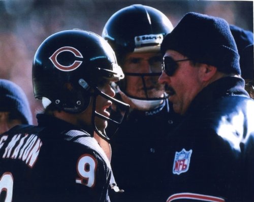 MIKE DITKA & JIM MCMAHON CHICAGO BEARS 8X10 SPORTS ACTION PHOTO